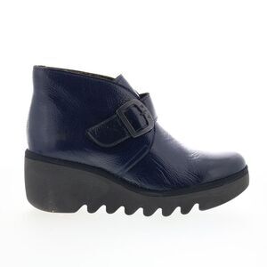 Fly London Womens Birt Blue Boots (NWT)